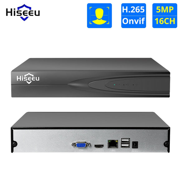 Hiseeu H.265 HEVC 8/16CH NVR ONVIF 2.0