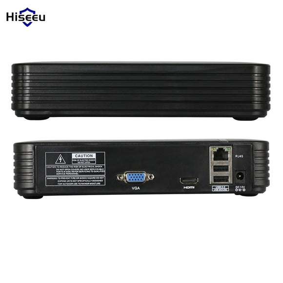 Hiseeu H.265 VGA HDMI 8/16CH Mini NVR ONVIF 2.0