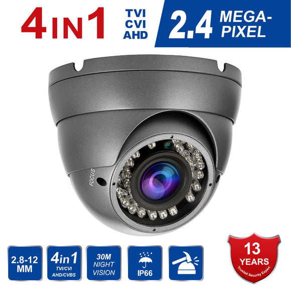Anpviz 2MP 4-in-1 Analog Camera (TVI/AHD/CVI/960H) AC3222B/AC3222w 2.8~12mm